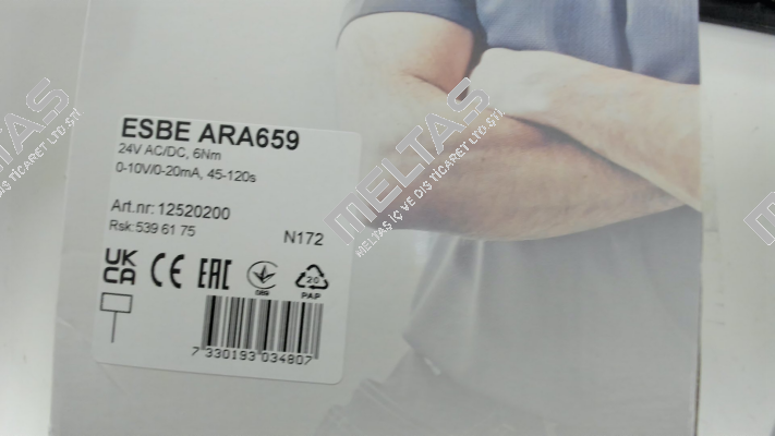 PN: 12520200 / Type: ARA 659 Esbe