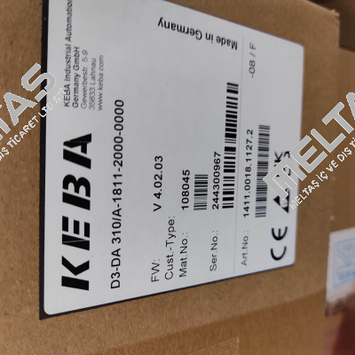 D3-DA-310/A-1811-20 Keba
