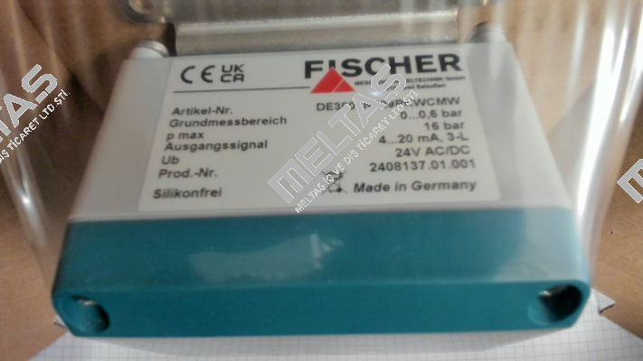 DE3801N029PKWCMW Fischer Mess Regeltechnik
