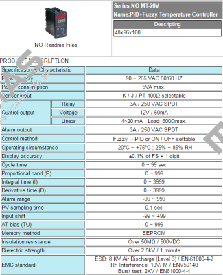 MT-20-V Fotek