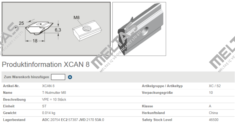 XCAN 8 (1*10)  FlexLink