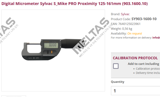 SY903-1600-10 Sylvac