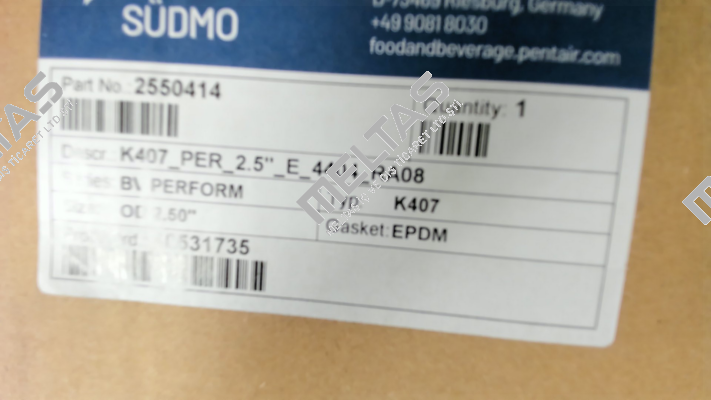 2550414 / Typ: K407 Südmo