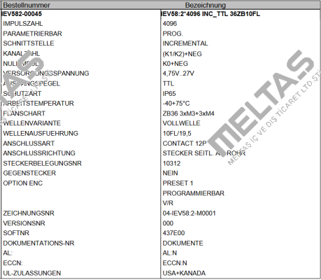 IEV582-00045 TR Electronic