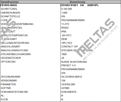 CEV65S-50022 TR Electronic