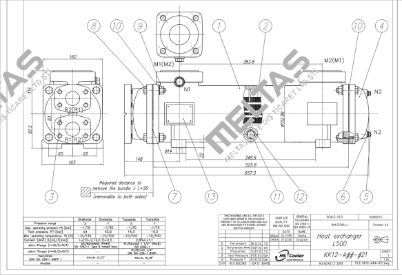 KK12-ACN-121 L500 HS Cooler