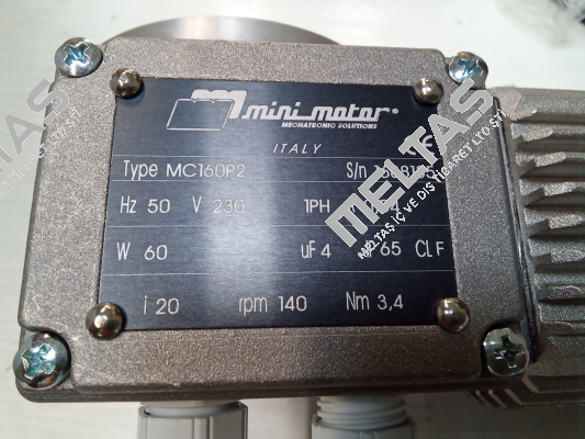 P/N: 004V--A33--2V, Type MC 160P2 20 B5 Minimotor