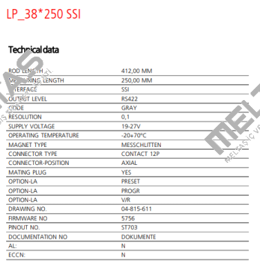 307-01397 TR Electronic