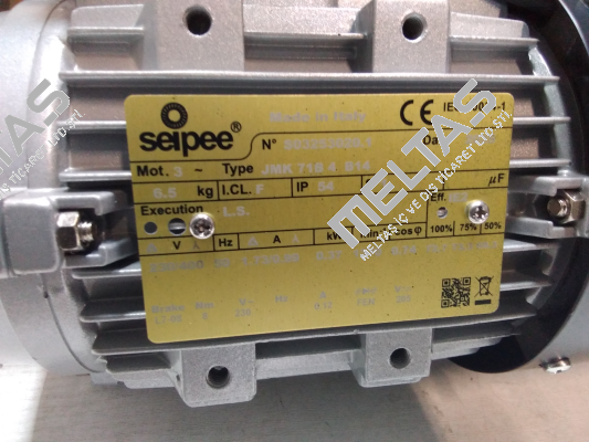 JMK 71B 0.37KW 4P B14 230/400-50 SEIPEE