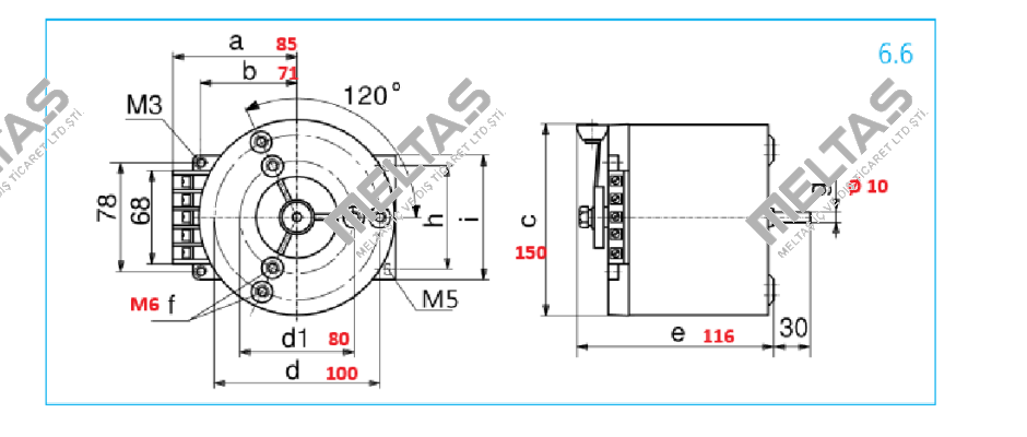 311338102 / Type: RV 260/6.3 Schuntermann Transformatoren
