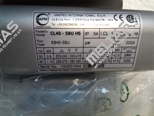 CL 40 HS kW0,9 MAPRO International