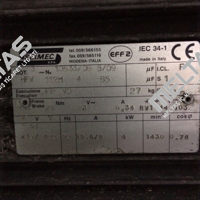 HBV 112M 4 230.400-50 B5  Seimec (Rossi)