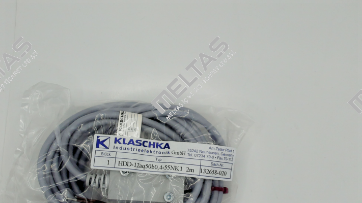 HDD-12aq50b0,4-55NK1 2m Klaschka