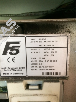 Art Nr: 20.F5.GOR-960A/ obsolete,replacement 20F5G1R-960A  LAIPPLE KEB