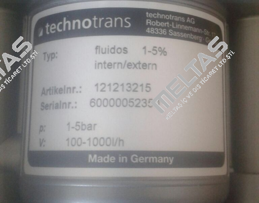 121213215 obsolete, replaced by 10042755 Technotrans