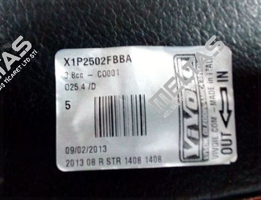 X1P2502FBBA, Art N: 010-060-01600  Vivoil Oleodinamica Vivolo