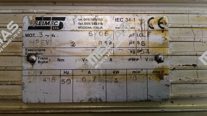 HPEV71SA SEIMEC-Flachmotor  Seimec (Rossi)
