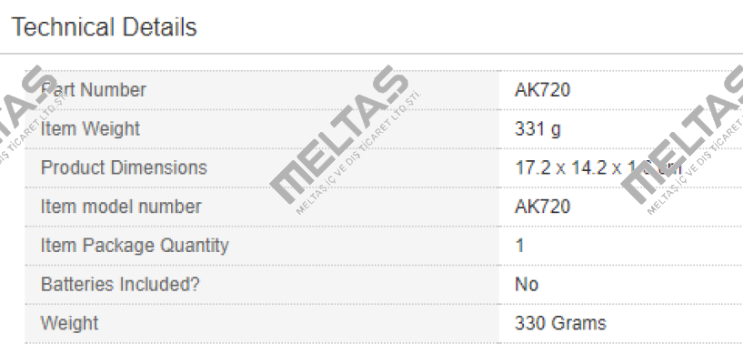 AK720  Sealey