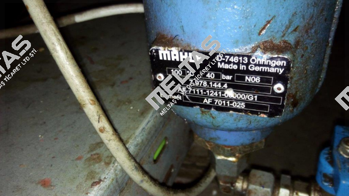 P/N: 79781444 Type: AF7111-1241-00000/G1 *E79781451    MAHLE