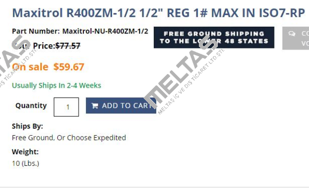 R400ZM-33-A-1 Maxitrol