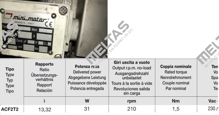 ACF2T2-B3 ohne Fuß-17,76 Minimotor