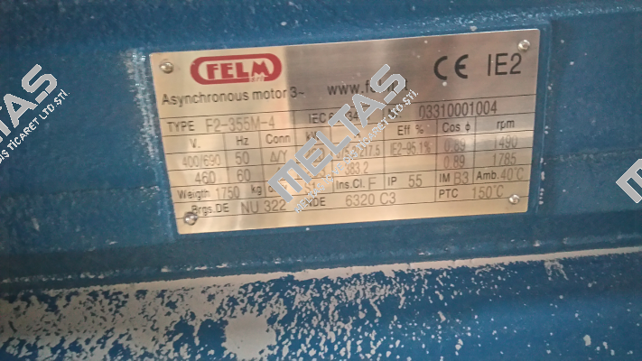 Type: F2-355M-4  Felm
