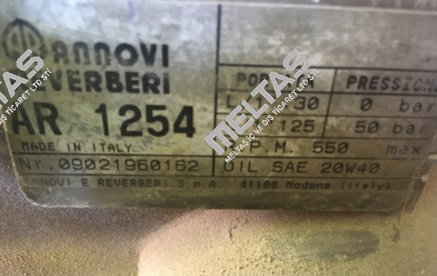 Air cover for 09021960162 - the pump is obsolete; no spare parts are available; Alternative pump - AR 1203 C/C  Annovi Reverberi