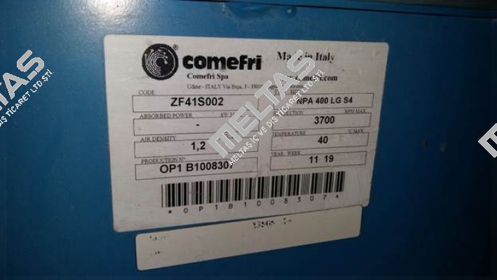 NPA 400 LG S4  Comefri