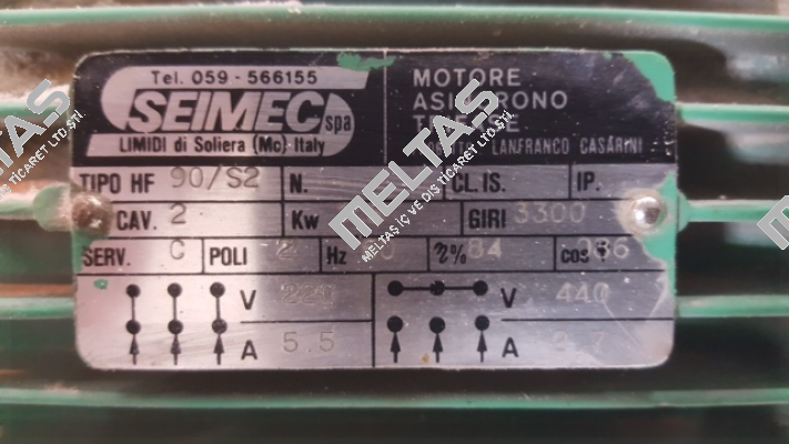TIPO HF 90/S2  Seimec (Rossi)