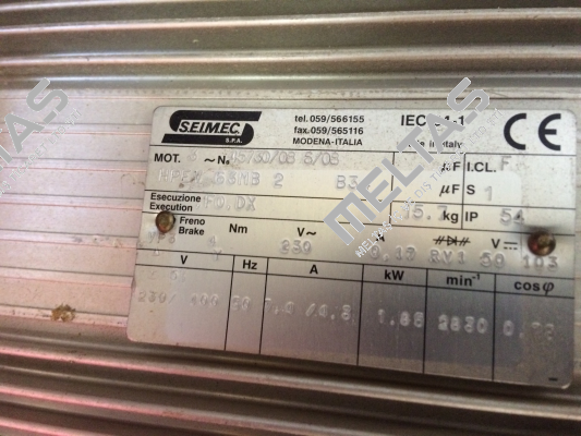 HPEV 63 MB 2 230.400-50 B34  Seimec (Rossi)