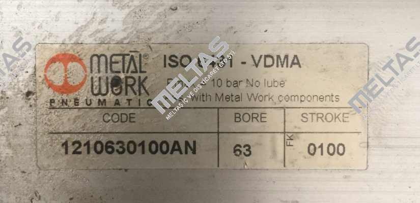 Komplett NBR Dichtungs-Satz Ø63  Metal Work