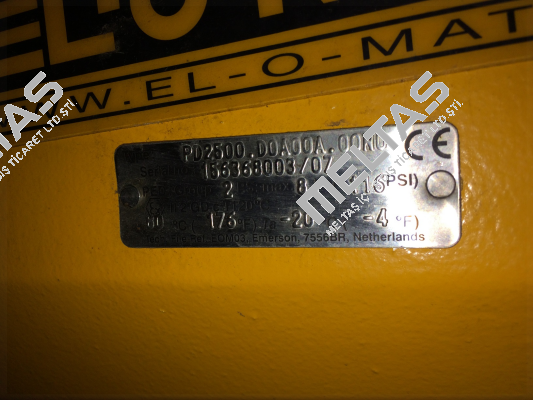 VAPD2500.D0A00A.00N0 Elomatic