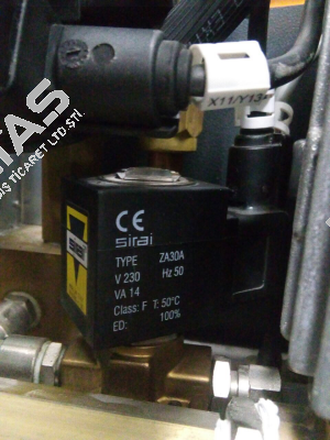 L133B10-ZA30A-G3/8.   2/2NC  REPLACED BY SIRAI-L133B16-ZA10A-G3/8-230V/50Hz  Sirai