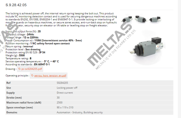 1BS2820A55 Mecalectro