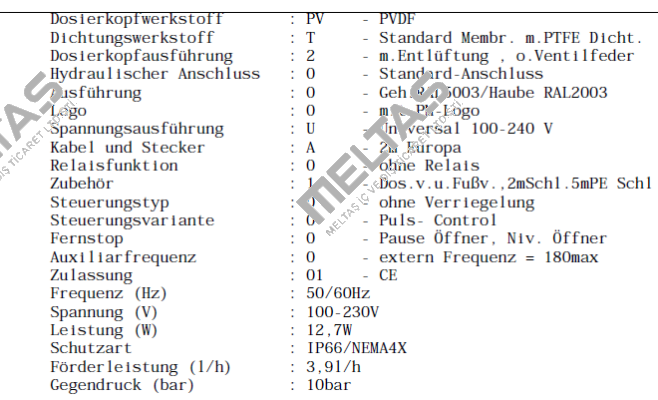 BT4B / BT4B1604PPB2000UA110000 ProMinent
