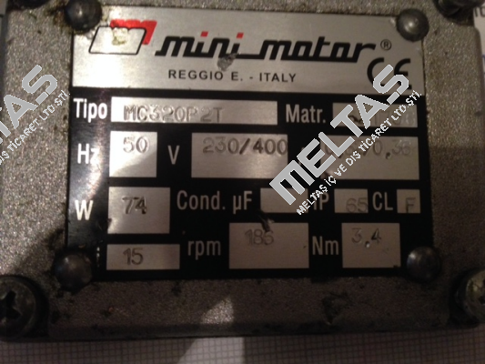 MC 320 P2T - B5  Minimotor