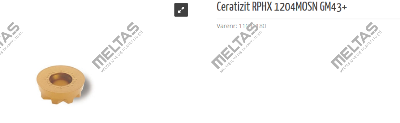 RPHX 1204MOSN GM43+  obsolete replaced by  RPHX 1204MOSN CTPP235  Ceratizit