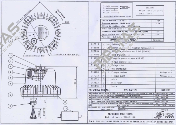  MG030W06  FMV-Lamel (now Ziehl Abegg)