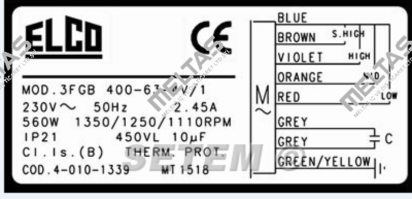 3FGB400.63.4V/1 (6174509792) Elco