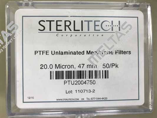 PTU2004750 (pack 1x50)  Sterlitech