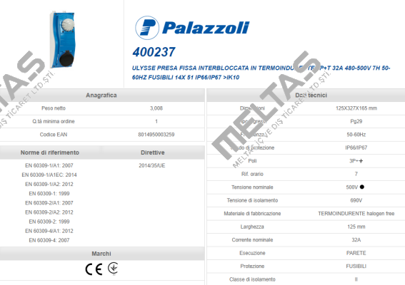 400237  Palazzoli