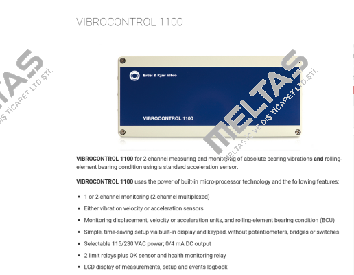 VC-1100-C02 Bruel-Kjaer