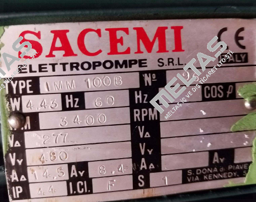 IMM100/B  Sacemi