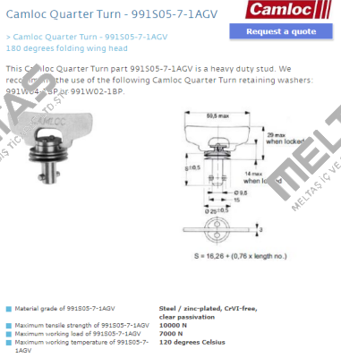991S05-7-1AGV Camloc