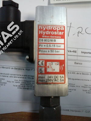 DS-802/M/B (802MB) (12126) Hydropa Hydrostar