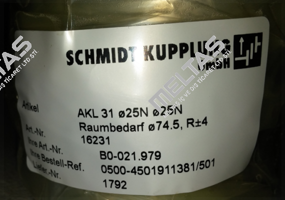 16231 Schmidt Kupplung