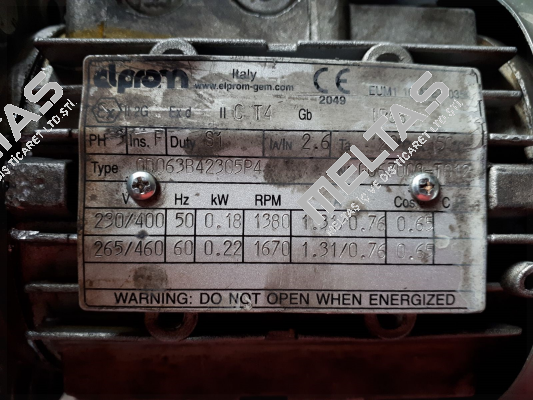 0D063B42305P4  ORANGE1 (Elprom)