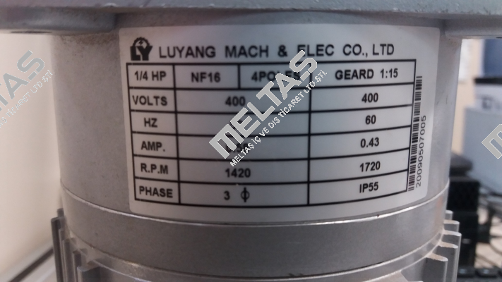J220-200-15-U1T54-G3 Luyang Gear Motor