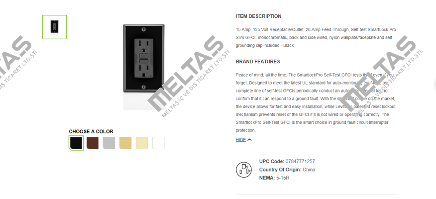 GFNT1-E  Leviton