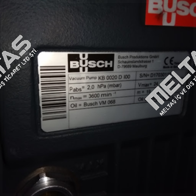 KB 0020 D 100 SM XX Busch